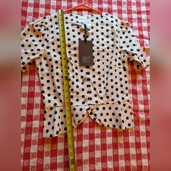 Royal Monk peplum blouse - Picture 6 of 6